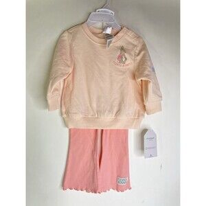 Peter Rabbit Flopsy Bunny Sweatshirt and Ribbed Pants Outfit Set Girls 18 Months